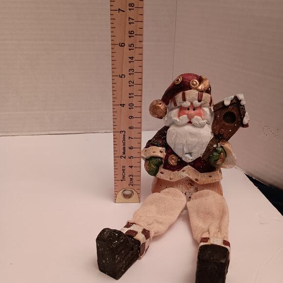 4 Old World Santas, Christmas Decorations, Resin, 1 Vintage Great Pre-owned Cond - Picture 14 of 16